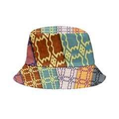 Grungy Vintage Patterns Inside Out Bucket Hat by artworkshop