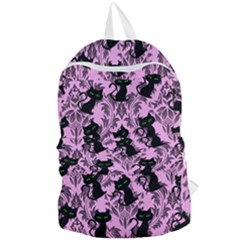 Pink Cats Foldable Lightweight Backpack by NerdySparkleGoth