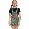 Alice In Wonderland Cat Kids  Short Overalls View1