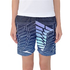 Attack On Titan Scouting Legion Women s Basketball Shorts by artworkshop