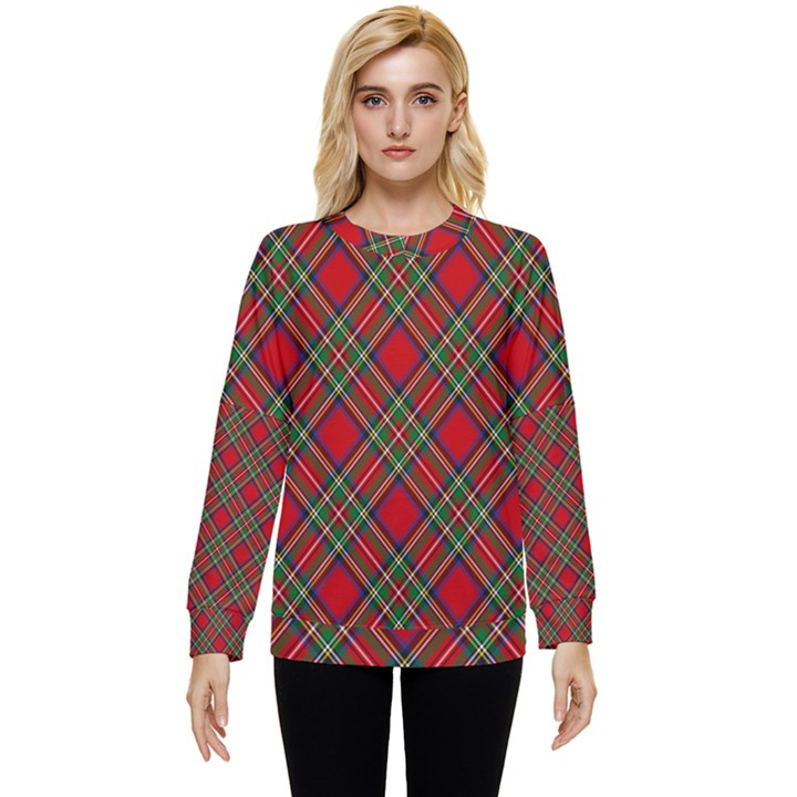 Royal Stewart Tartan Hidden Pocket Sweatshirt