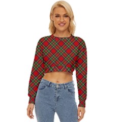 Royal Stewart Tartan Lightweight Long Sleeve Sweatshirt by sifis