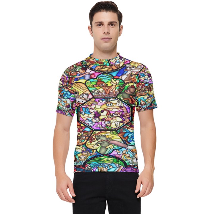 Character Disney Stained Men s Short Sleeve Rash Guard