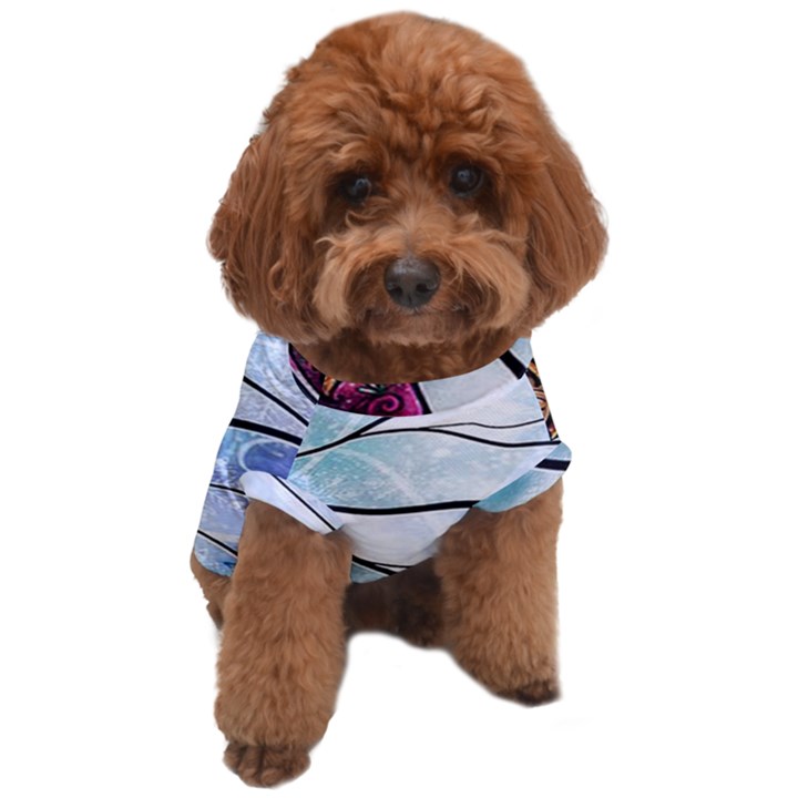 Anna Disney Frozen Stained Glass Dog T-Shirt