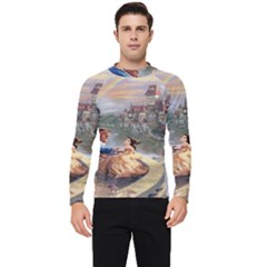 Beauty And The Beast Castle Men s Long Sleeve Rash Guard by artworkshop