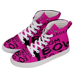 Bow To Toe Cheer Women s Hi-top Skate Sneakers by artworkshop