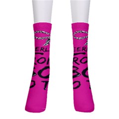 Bow To Toe Cheer Crew Socks by artworkshop