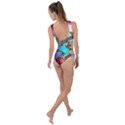 Browning Deer Glitter Galaxy Side Cut Out Swimsuit View2