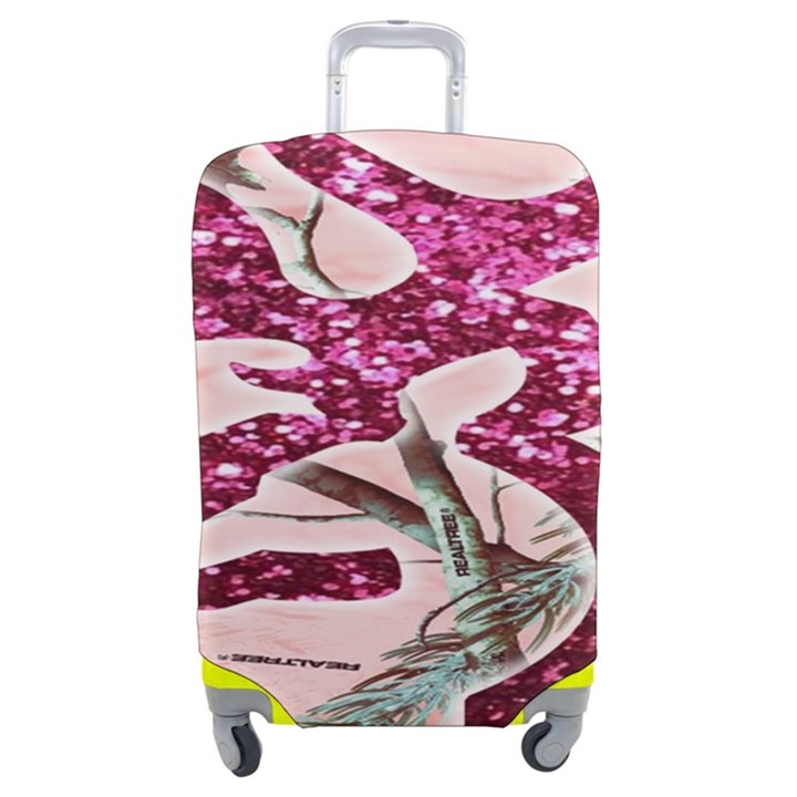 Browning Deer Glitter Luggage Cover (Medium)