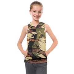 Calvin And Hobbes Kids  Sleeveless Hoodie by artworkshop