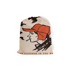 Catcher In The Rye Drawstring Pouch (medium) by artworkshop