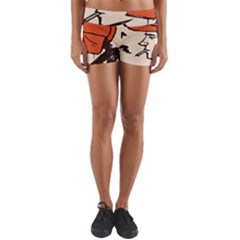 Catcher In The Rye Yoga Shorts by artworkshop