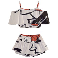 Catcher In The Rye Kids  Off Shoulder Skirt Bikini by artworkshop