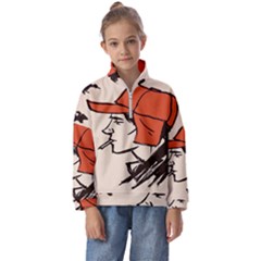 Catcher In The Rye Kids  Half Zip Hoodie by artworkshop