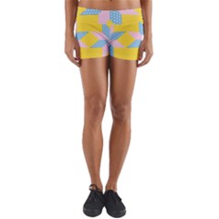 Geometry Yoga Shorts by Sparkle