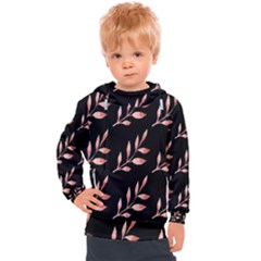 Spring Leafs Kids  Hooded Pullover by Sparkle