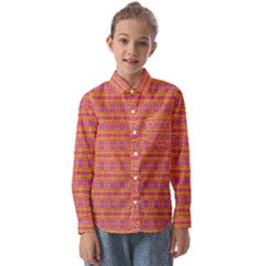 Creamsicle Experience Kids  Long Sleeve Shirt by Thespacecampers