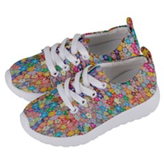 Floral Flowers Kids  Lightweight Sports Shoes by artworkshop