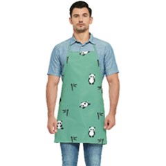 Pandas Pattern Kitchen Apron by artworkshop