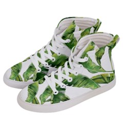 Sheets Tropical Plant Palm Summer Exotic Women s Hi-top Skate Sneakers by artworkshop