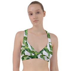 Sheets Tropical Plant Palm Summer Exotic Sweetheart Sports Bra by artworkshop