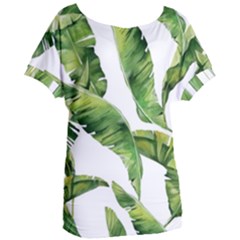 Sheets Tropical Plant Palm Summer Exotic Women s Oversized Tee by artworkshop