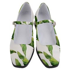 Sheets Tropical Plant Palm Summer Exotic Women s Mary Jane Shoes by artworkshop