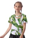 Sheets Tropical Plant Palm Summer Exotic Kids  Front Cut Tee View2