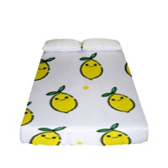 Pattern Lemon Texture Fitted Sheet (full/ Double Size) by artworkshop