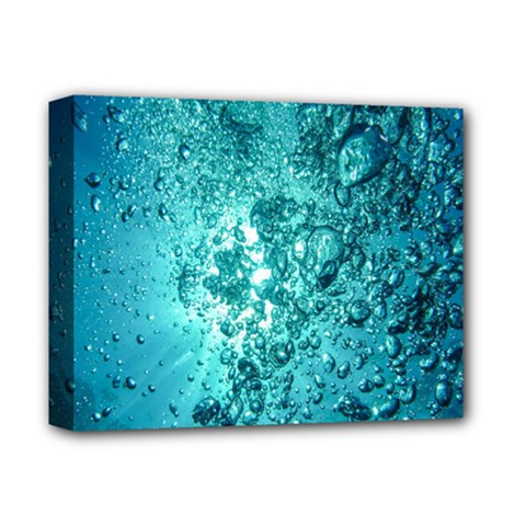 Bubbles Water Bub Deluxe Canvas 14  X 11  (stretched) by artworkshop