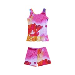 Colorful Painting Kids  Boyleg Swimsuit by artworkshop