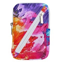 Colorful Painting Belt Pouch Bag (large) by artworkshop