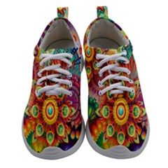 Mandalas Colorful Abstract Ornamental Athletic Shoes by artworkshop