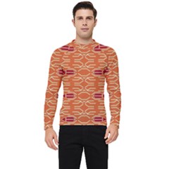 Abstract Pattern Geometric Backgrounds  Men s Long Sleeve Rash Guard by Eskimos