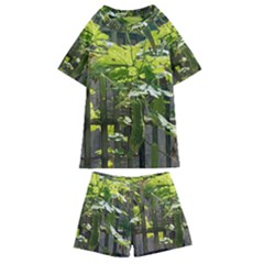 Bitter Melon Kids  Swim Tee And Shorts Set by artworkshop