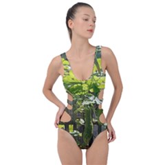 Bitter Melon Side Cut Out Swimsuit by artworkshop