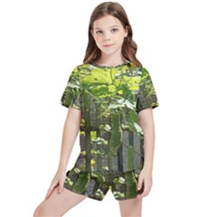 Bitter Melon Kids  Tee And Sports Shorts Set by artworkshop