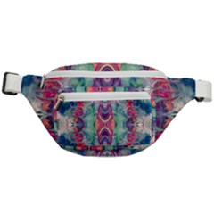 Painted Flames Symmetry Iv Fanny Pack by kaleidomarblingart