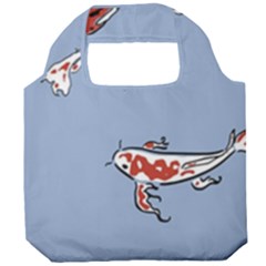 Fish Carp Koi Koi Foldable Grocery Recycle Bag by artworkshop