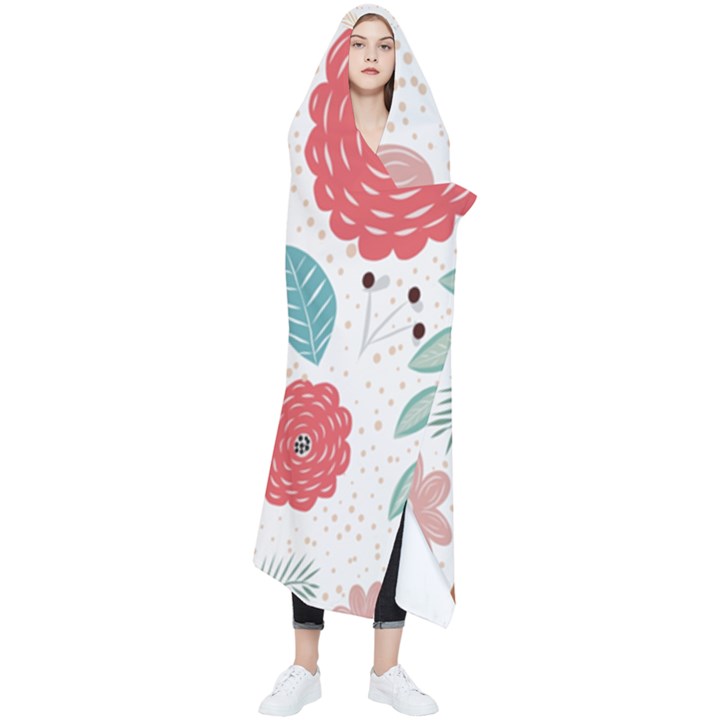 Nature Flora Wearable Blanket