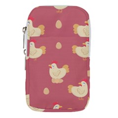 Cute-chicken-eggs-seamless-pattern Waist Pouch (small) by Jancukart