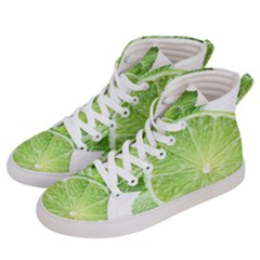 Lemon Clipart Women s Hi-top Skate Sneakers by Jancukart