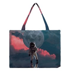 Astronaut-moon-space-nasa-planet Medium Tote Bag by Jancukart