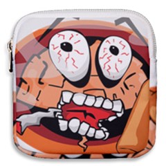 Brain Cartoon Animation Mini Square Pouch by Jancukart