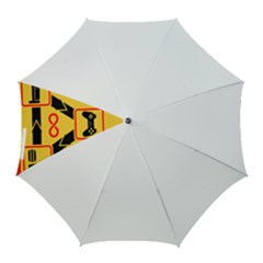 Gamer-geek-video-game-sign-fan Golf Umbrellas by Jancukart