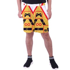 Gamer-geek-video-game-sign-fan Men s Pocket Shorts by Jancukart