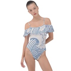 4c2e940f5bda3ab6630f3af5b374bd0a Frill Detail One Piece Swimsuit by mistercowcow