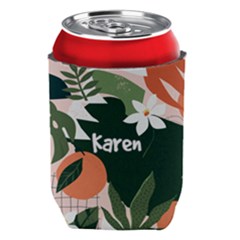 Tropical Polka Plants 2 Can Cooler by flowerland