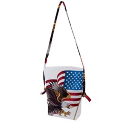 American-eagle- Clip-art Folding Shoulder Bag by Jancukart