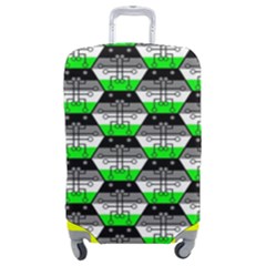 Hackers Town Void Mantis Hexagon Agender Agender Info Pride Flag Luggage Cover (medium) by WetdryvacsLair